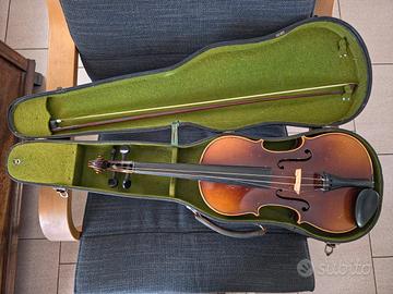 Violino antico con archetto e custodia