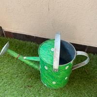 Innaffiatoio metallo verde