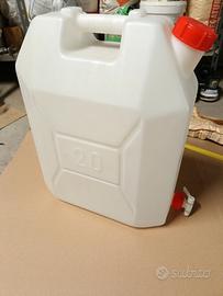 tanica da 20 litri con rubinetto 