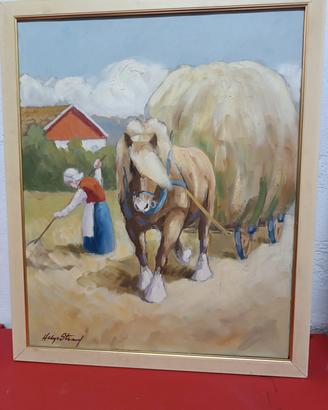 quadro a olio su tela