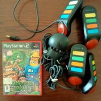 4 buzz controller Playstation 2 + gioco bambini