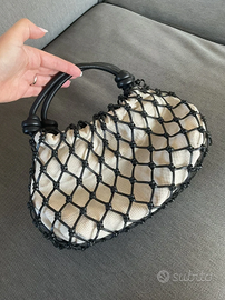 Tommy Hilfiger Borsa a tracolla in pelle con motiv