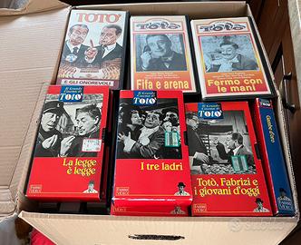 Videocassette di Totò e varie