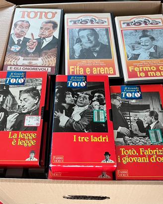 Videocassette di Totò e varie