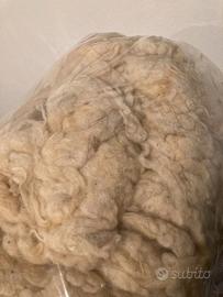 10 kg di Lana sfusa lavata industrialmente