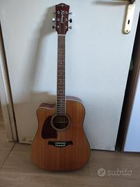 chitarra acustica mancina 