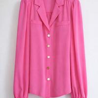 camicia rosa fucsia elegante