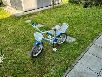 bici bimba frozen cerchio 16