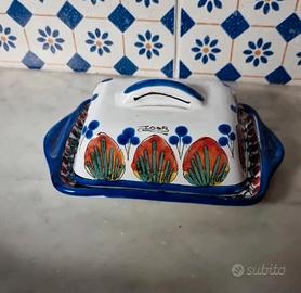 porta burro in ceramica lavorato a mano