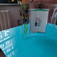 Cornice con inserto ricamo 