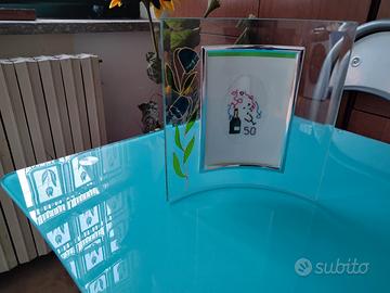 Cornice con inserto ricamo 