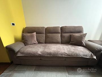 Divano beige/marrone