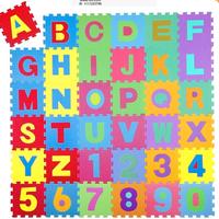 Tappeto puzzle in gomma per bambini 18 pezzi