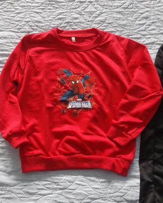 tuta completa bambino spiderman nuova