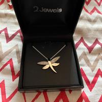 Collana e bracciale con farfalle 2Jewels