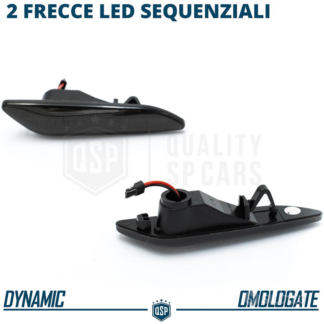 Frecce moto omologate DELTA NERE con led