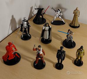 Set 10 Figure Star Wars Ultimi Jedi Completo