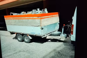 rimorchio Cresci 2 assi complessivo quintali 9 