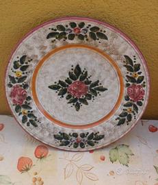 PIATTO TERRA COTTA DI DERUTA SBERNA -