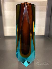 Vaso anni 60 vetro sommerso