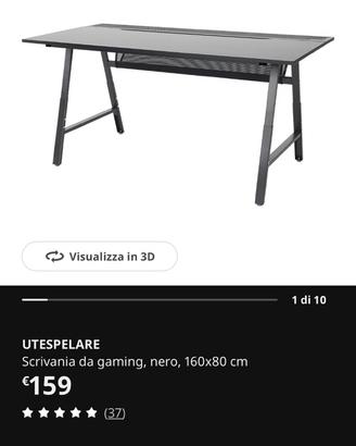 Scrivania IKEA UTESPELARE