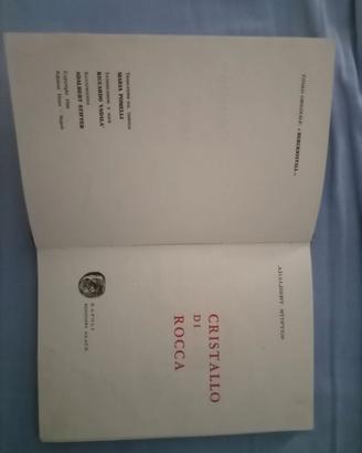 Libro di narrativa : cristallo di rocca 1966