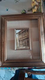 quadro 35x41 casa di campagna 