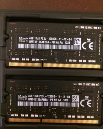Sodimm ddr3 8gb (2x4gb) apple
