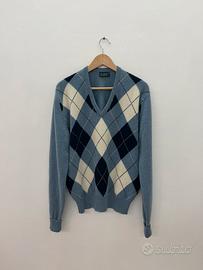 Maglione Cashmere a rombi