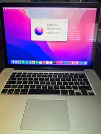 Apple MacBook pro 15 i7 16gb 256gb 