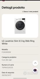 Lavatrice LG slim direct drive