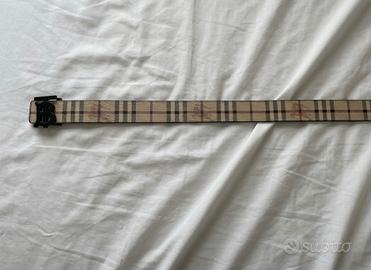 Cintura Burberry Reversibile - tela/nero - 105cm