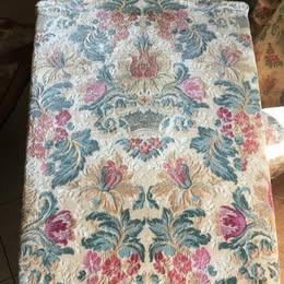 Coppia poltrone Bergere in velluto di lino