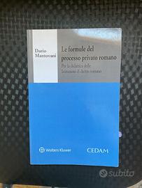 Libro Univers. "LE FORMULE DEL PROCESSO PRIVATO"