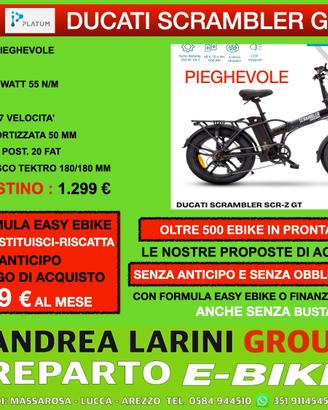 Ebike Fat Ducati Scrambler Gt