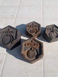 Pesi antichi da collezione