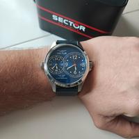 Orologio Sector acciaio e pelle + omaggio