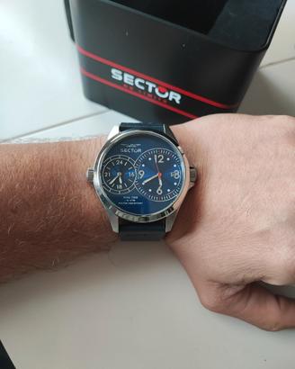 Orologio Sector acciaio e pelle + omaggio