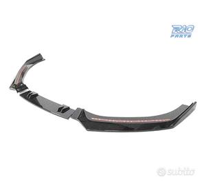 SPOILER LIP PER AUDI A4 B9 16- LOOK RS4 NERO