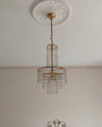 Lampadario e coppia di applique