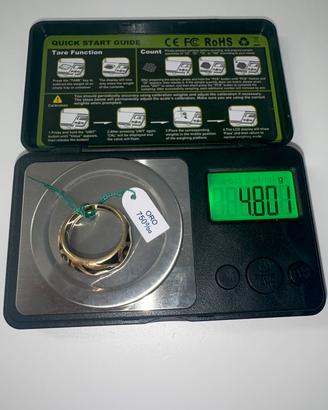 Anello oro 18 carati