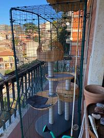 Recinto Omlet per animali da balcone