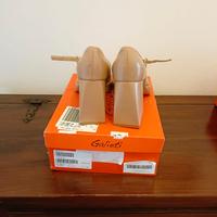 scarpe decollete GALIETI beige num 41 in pelle