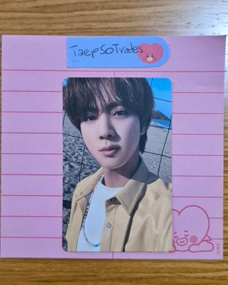 Jin Peach Version Photocard di Butter