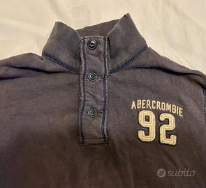 Felpa nera Abercrombie & Fitch