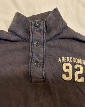 Felpa nera Abercrombie & Fitch