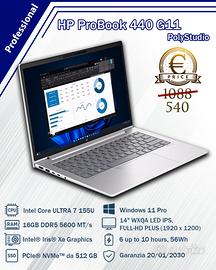 Notebook HP ProBook G11 - NUOVO 4 Anni Garanzia