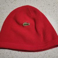 Berretto rosso Lacoste
