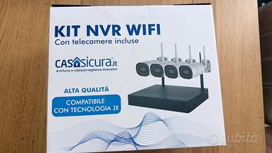 4 Telecamere con nvr sim+ wifi