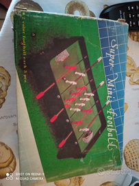 Vintage Mini calcio balilla da tavolo